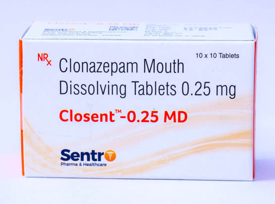 Clonazem Mouth Dissolving Tablets 0.25mg