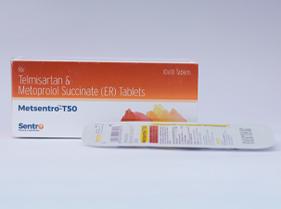 Telmisartan 40mg and Metoprolol Succinate 50mg Tablet