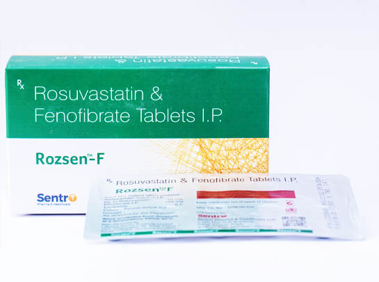 Fenofibrate 160mg and Rosuvastatin 10mg Tablet