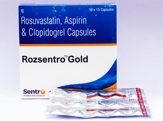 Aspirin 75mg, Rosuvastatin 10mg and Clopidogrel 75mg